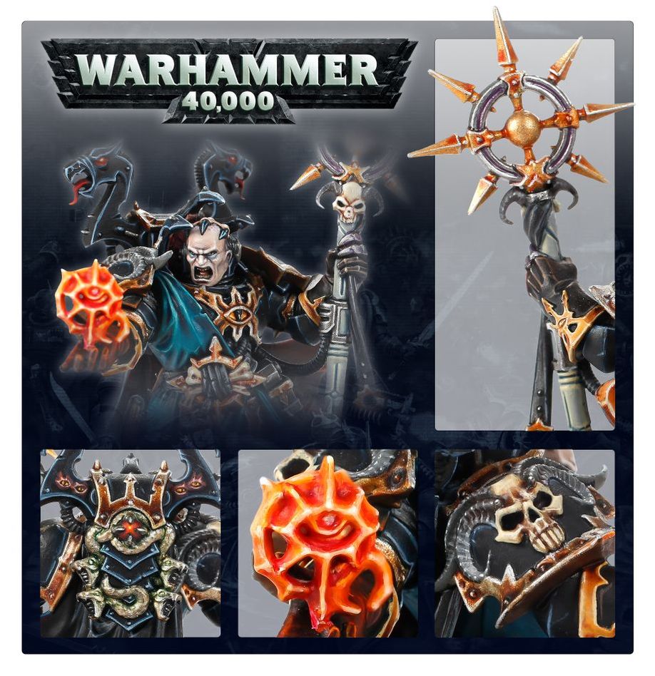 Chaos Space Marines Sorcerer - Imagen 2