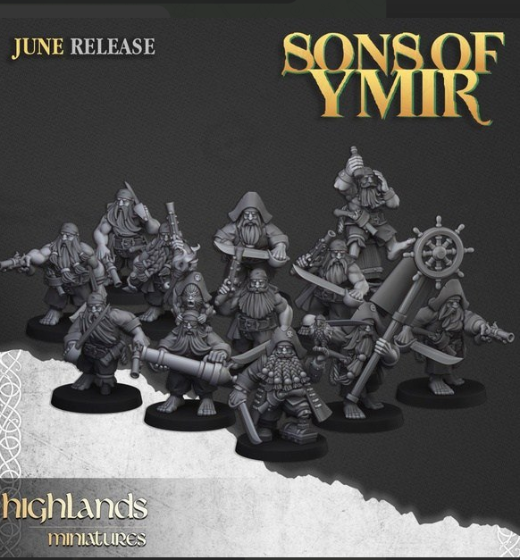 Sons of Ymir - Unidad de piratas enanos
