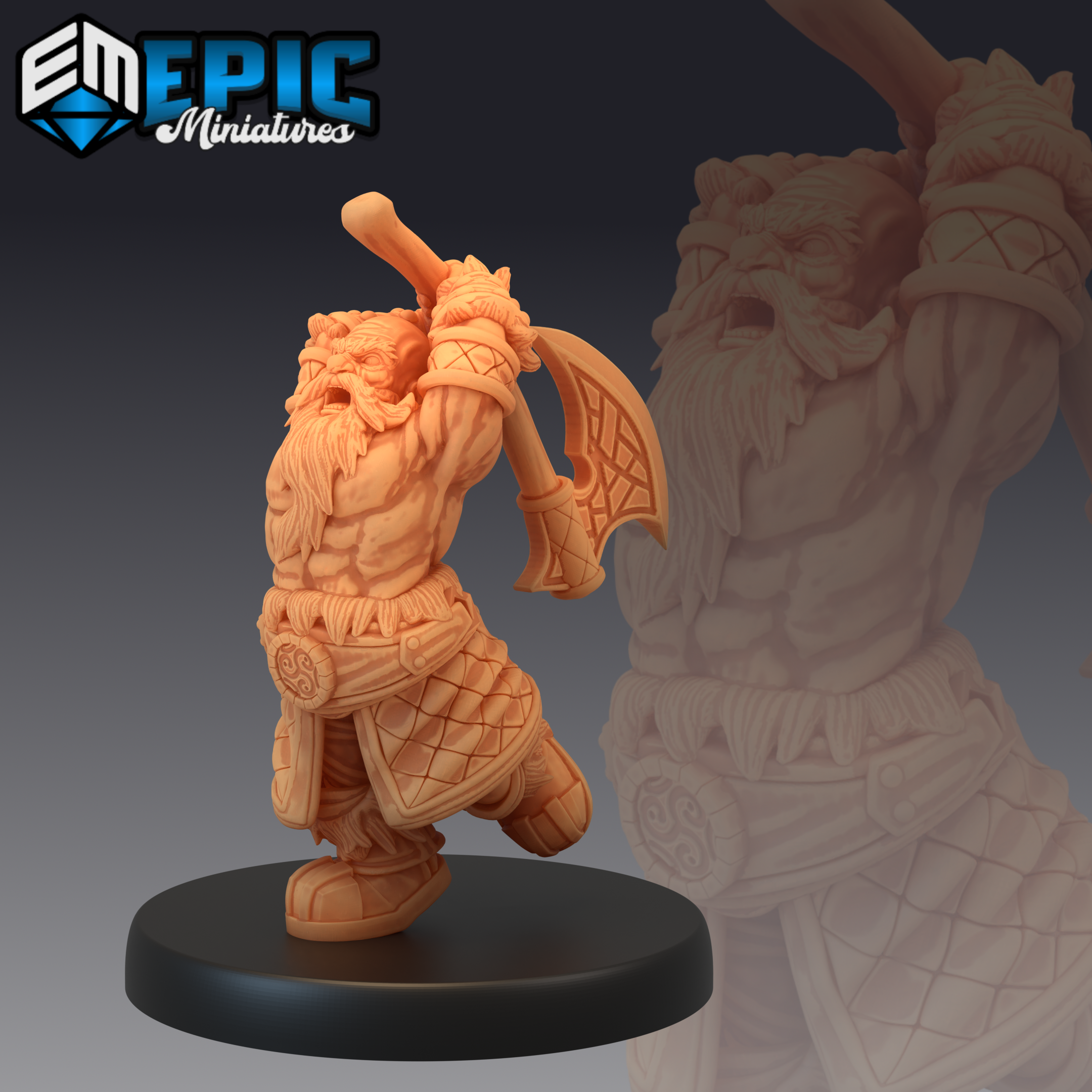 Dwarf Army Axe Thrower (Medium) - Imagen 2