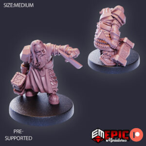 Dwarf Army Blacksmith (Medium)