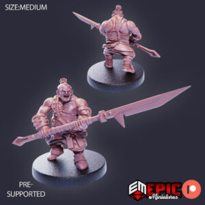 Bulky Dwarf Spear (Medium)