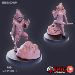 Magmin Spear (Medium)