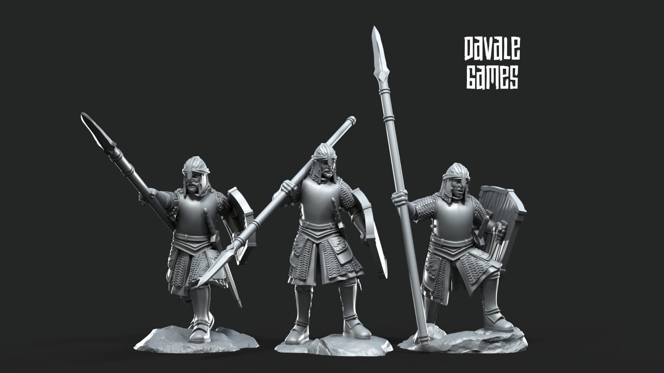 North Warrior Riders with spear shield 1 - Imagen 3