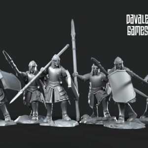 North Warrior Riders with spear shield 1