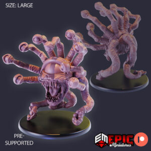 Psionic Tyrant Screaming (Large)