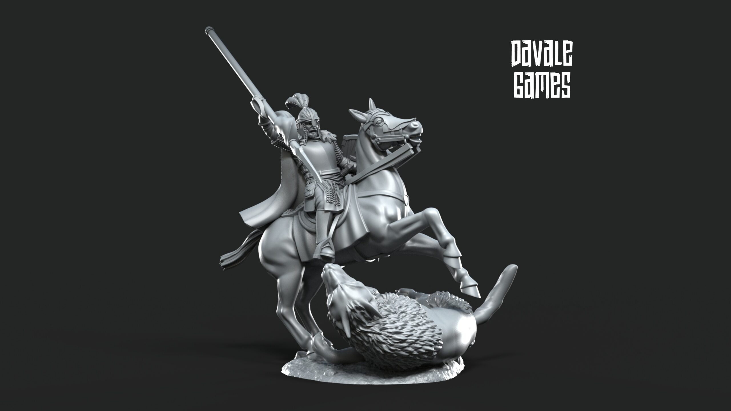 North Warrior Captain mounted