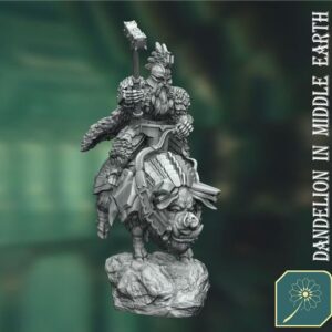 dwarven king on war hog 1