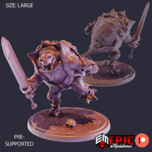 Skull Turtle Attacking